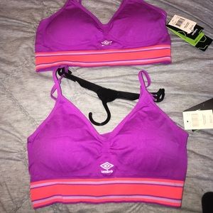 Purple and pink Sport like bras !!